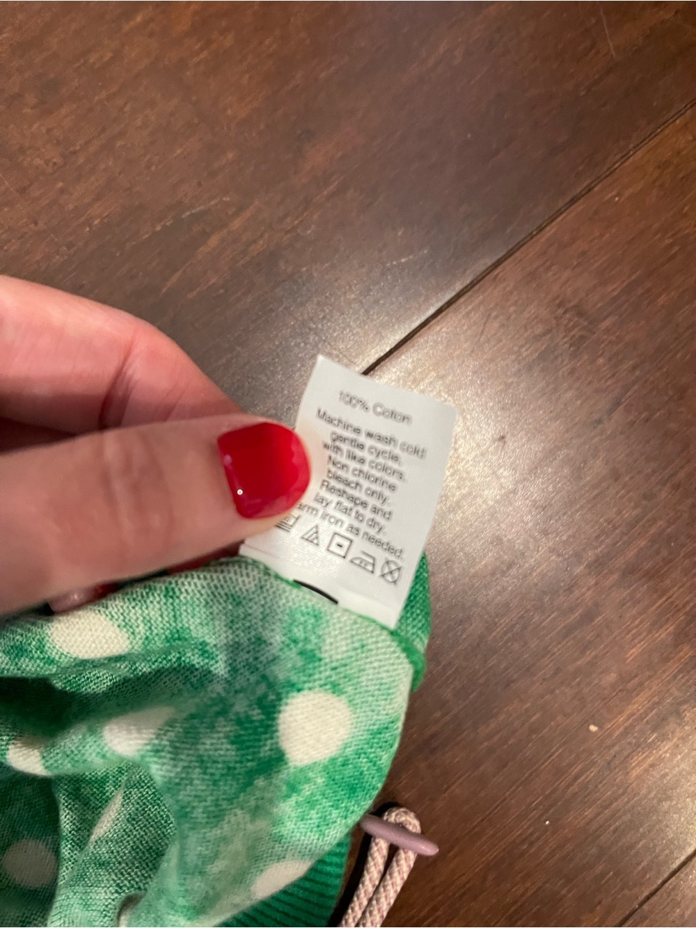 j crew mercantile factory green sweater polkadots pink trim nwt medium - Picture 7 of 8
